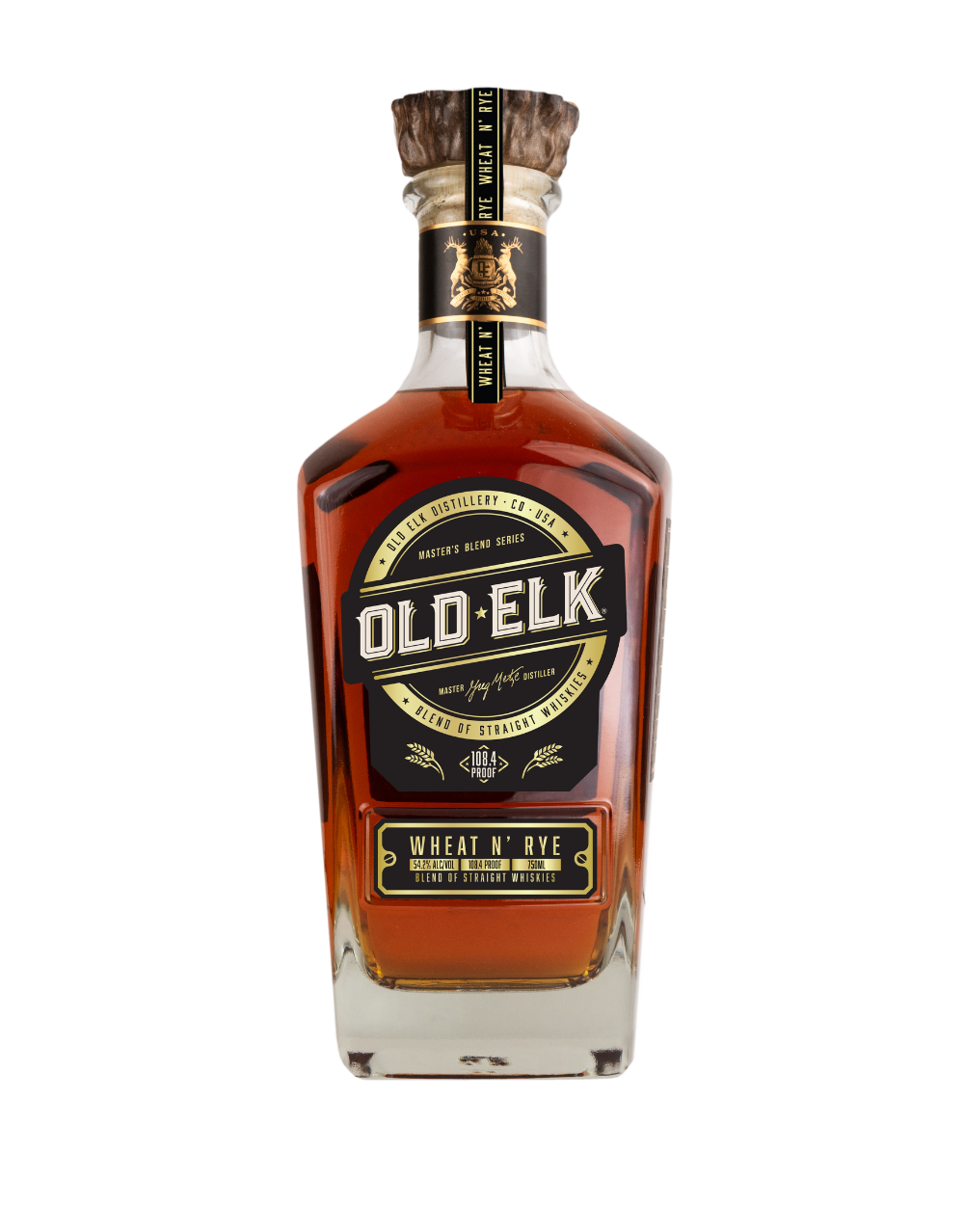 OLD ELK WHEAT N' RYE BLENDED WHISKEY 750 ML