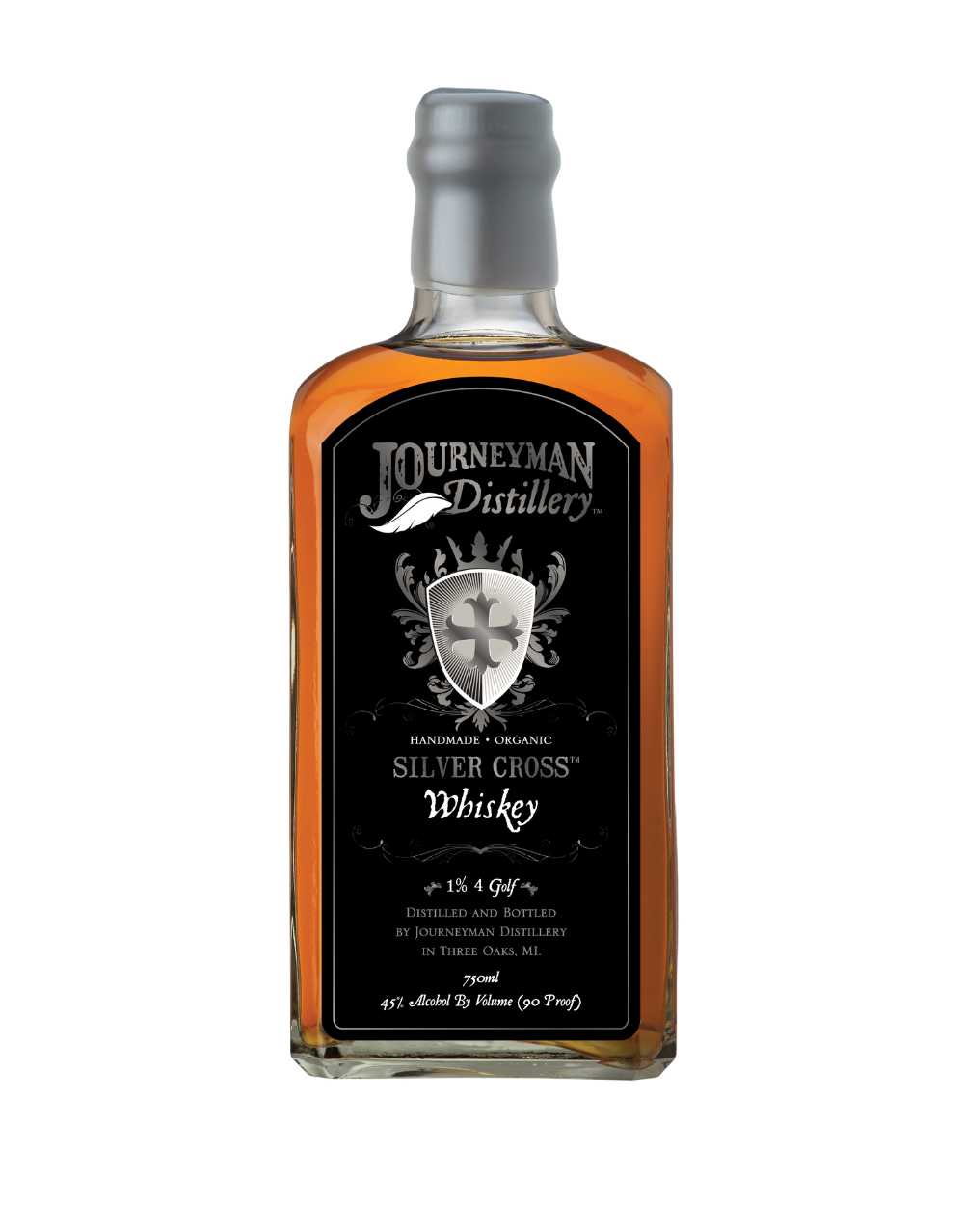 JOURNEYMAN DISTILLERY SILVER CROSS FOUR GRAIN WHISKEY 750 ML