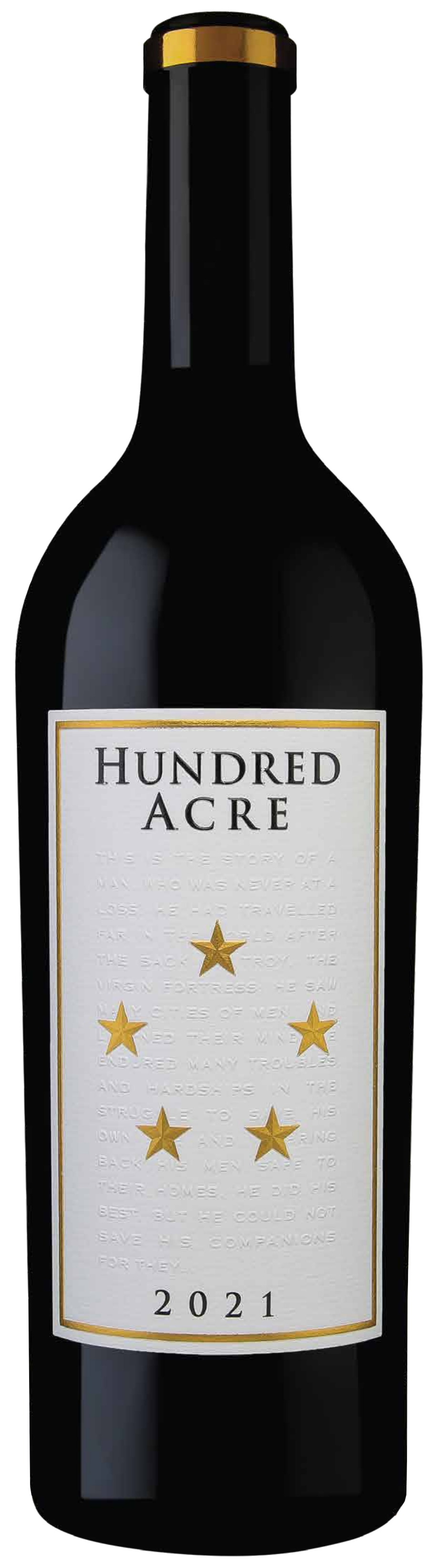 Hundred Acre Morgan's Way Cabernet Sauvignon 2021  Front Bottle Shot