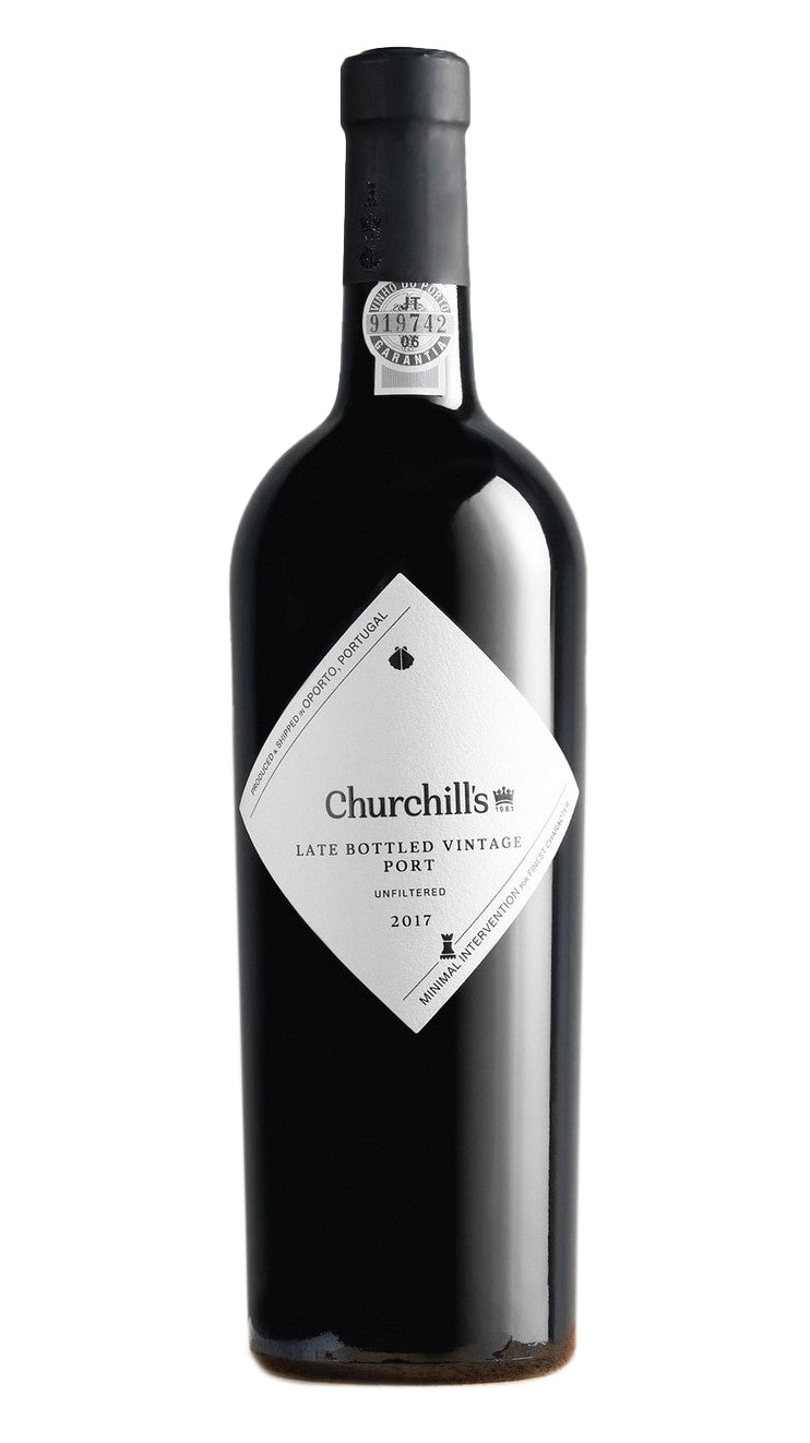Churchill's Late Bottled Vintage Port 2017  Front Bottle Shot
