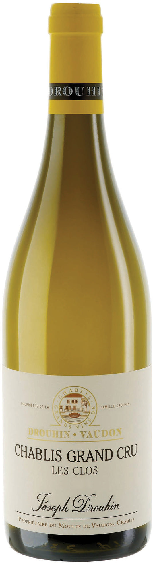 Domaine Drouhin Vaudon Chablis Les Clos Grand Cru 2021  Front Bottle Shot