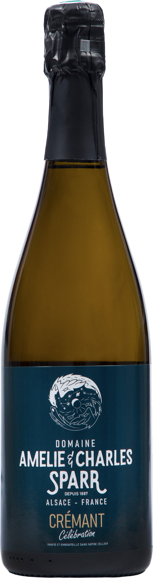 Domaine Sparr Celebration Cremant d'Alsace Brut Nature 2020  Front Bottle Shot