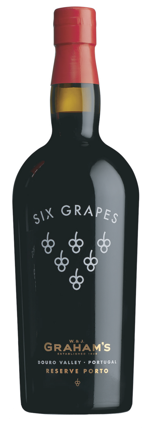 Graham's Six Grapes Reserve Ruby Port  Front Bottle Shot