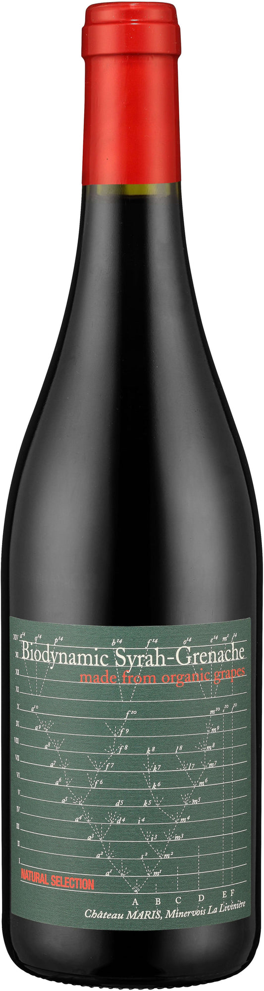 Chateau Maris Natural Selection Syrah-Grenache 2020  Front Bottle Shot