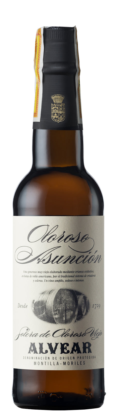 Alvear Oloroso Asuncion (375ML half-bottle)  Front Bottle Shot