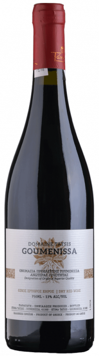 Domaine Tatsis Xinomavro Goumenissa 2013  Front Bottle Shot