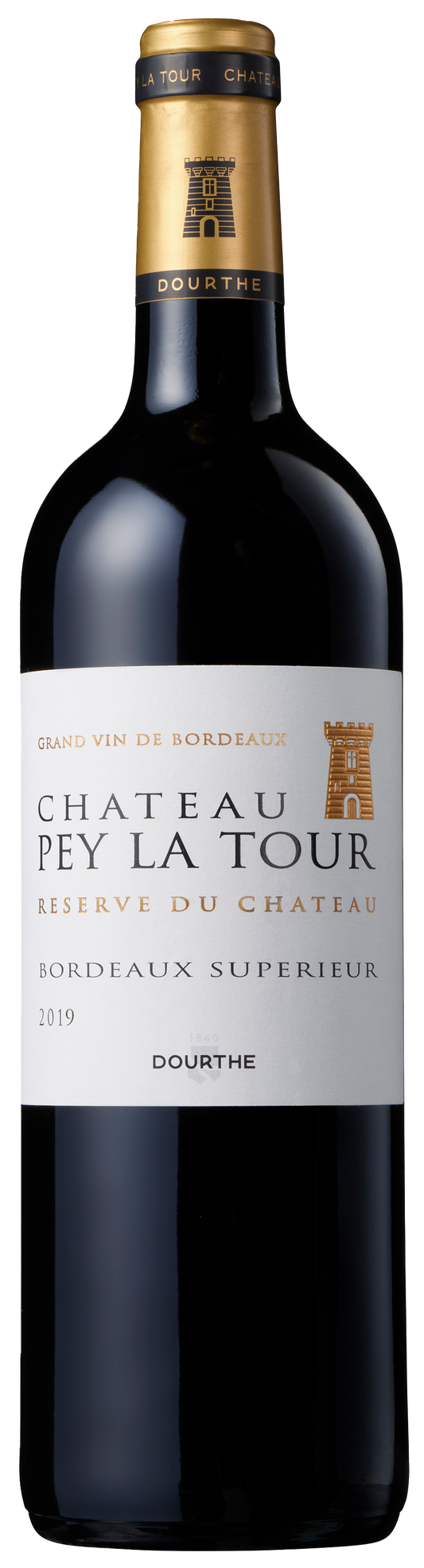 Chateau Pey La Tour Reserve 2019  Front Bottle Shot