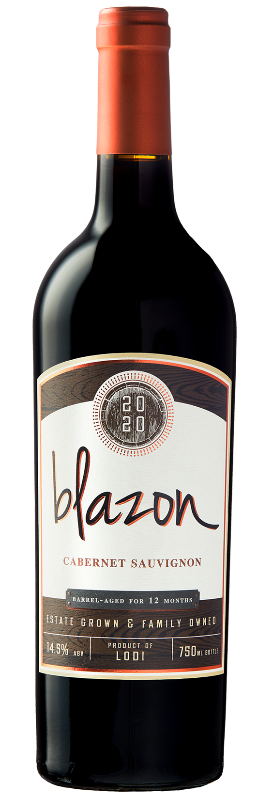Blazon Cabernet Sauvignon 2020  Front Bottle Shot
