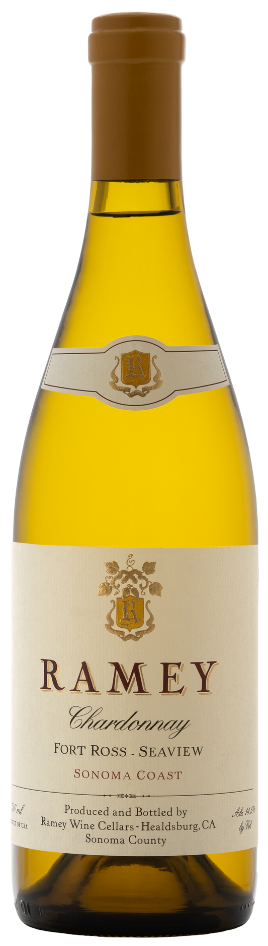 Ramey Fort Ross-Seaview Chardonnay 2022  Front Bottle Shot