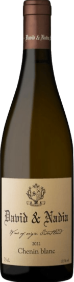 David & Nadia Chenin Blanc 2022  Front Bottle Shot