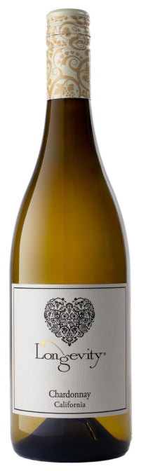 Longevity Wines Chardonnay 2022  Front Bottle Shot