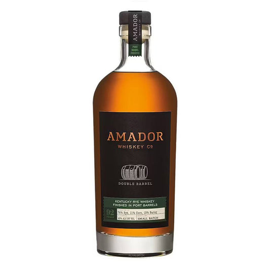 Amador Double Barrel Rye Whiskey 750ml
