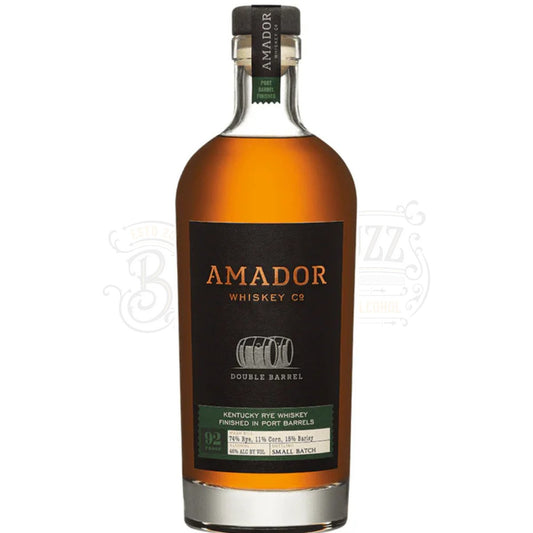 Amador Whiskey Co. Rye Whiskey Double Barrel Port Barrel Finished