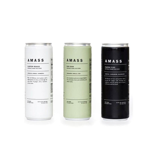 Amass Variety Pack Botanic Hard Seltzer Full Case 24/12oz