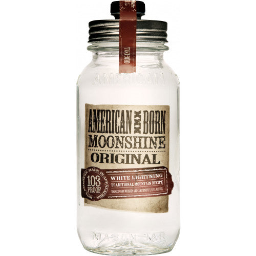 American Born White Lightning Moonshine