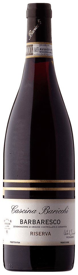 Cascina Baricchi Barbaresco Riserva Quindicianni 2006  Front Bottle Shot