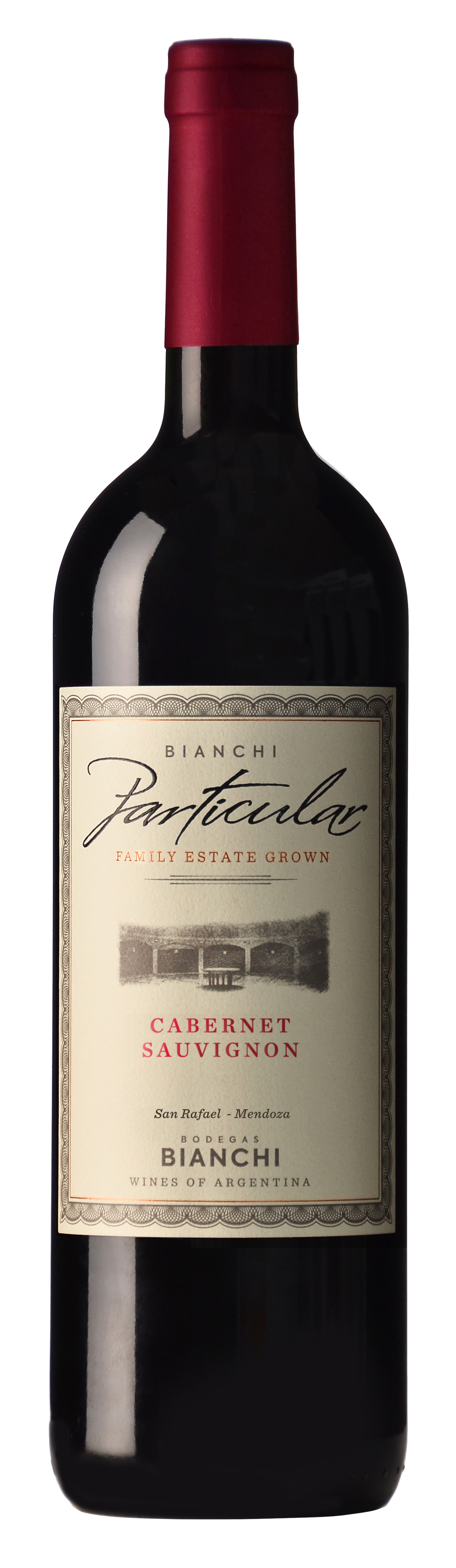 Bianchi Particular Cabernet Sauvignon 2019  Front Bottle Shot
