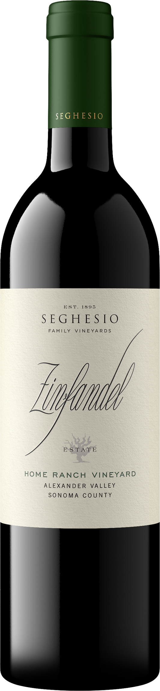 Seghesio Home Ranch Zinfandel 2022  Front Bottle Shot