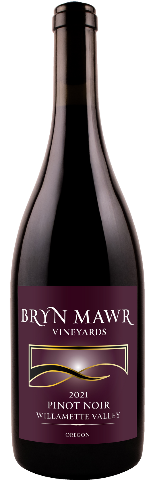 Bryn Mawr Vineyards Willamette Valley Pinot Noir 2021  Front Bottle Shot
