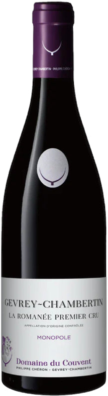 Domaine du Couvent Gevrey-Chambertin La Romanee Premier Cru Monopole 2022  Front Bottle Shot