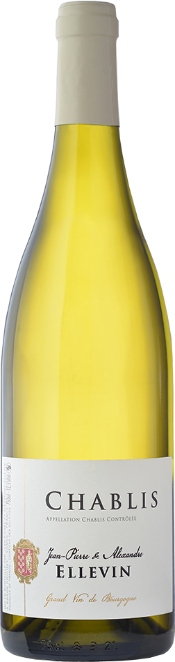 Domaine Ellevin Chablis 2022  Front Bottle Shot