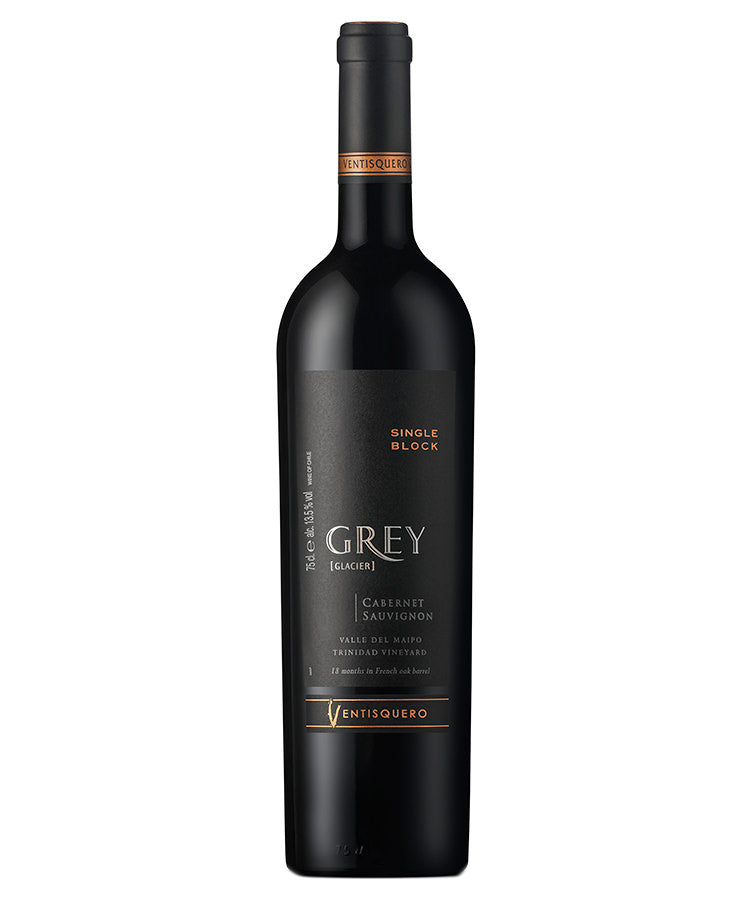 Vina Ventisquero Grey Single Block Vineyard Cabernet Sauvignon 2021  Front Bottle Shot