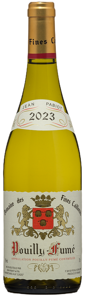 Jean Pabiot Fines Caillottes Pouilly Fume 2023  Front Bottle Shot