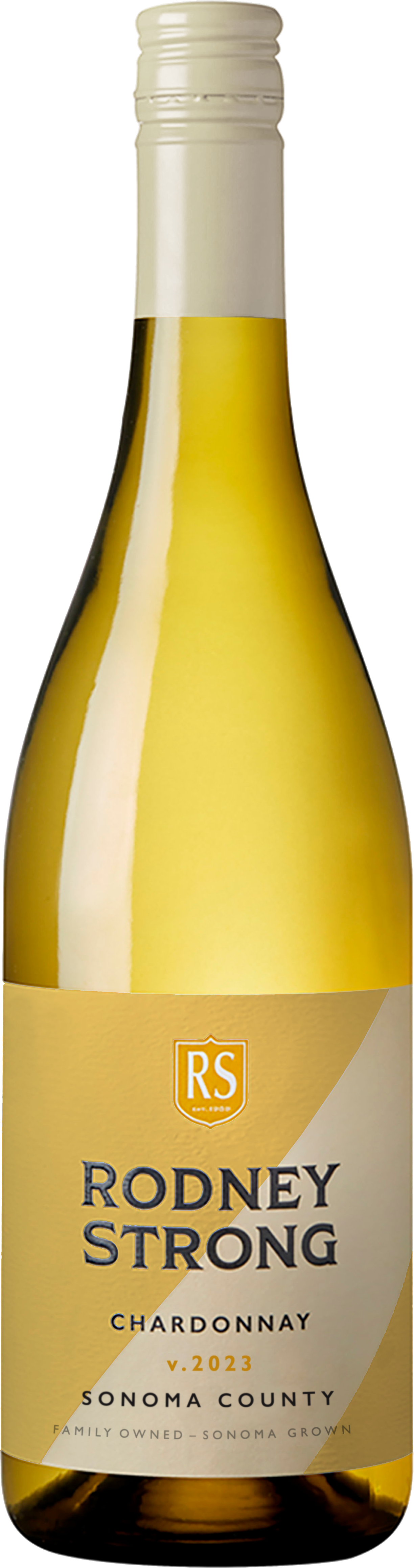 Rodney Strong Chardonnay 2023  Front Bottle Shot