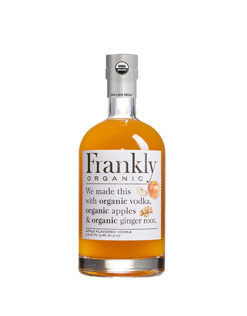 FRANKLY ORGANIC APPLE VODKA 750 ML