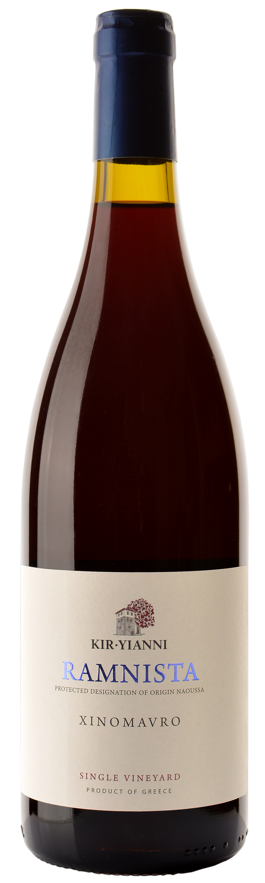 Kir-Yianni Ramnista Vineyard Xinomavro 2020  Front Bottle Shot