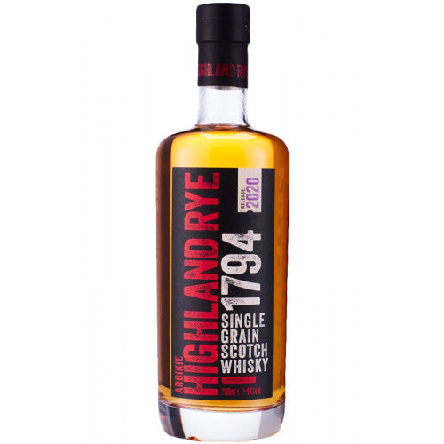 Arbikie 1794 Highland Rye Single Grain Scotch Whisky 2020 Release