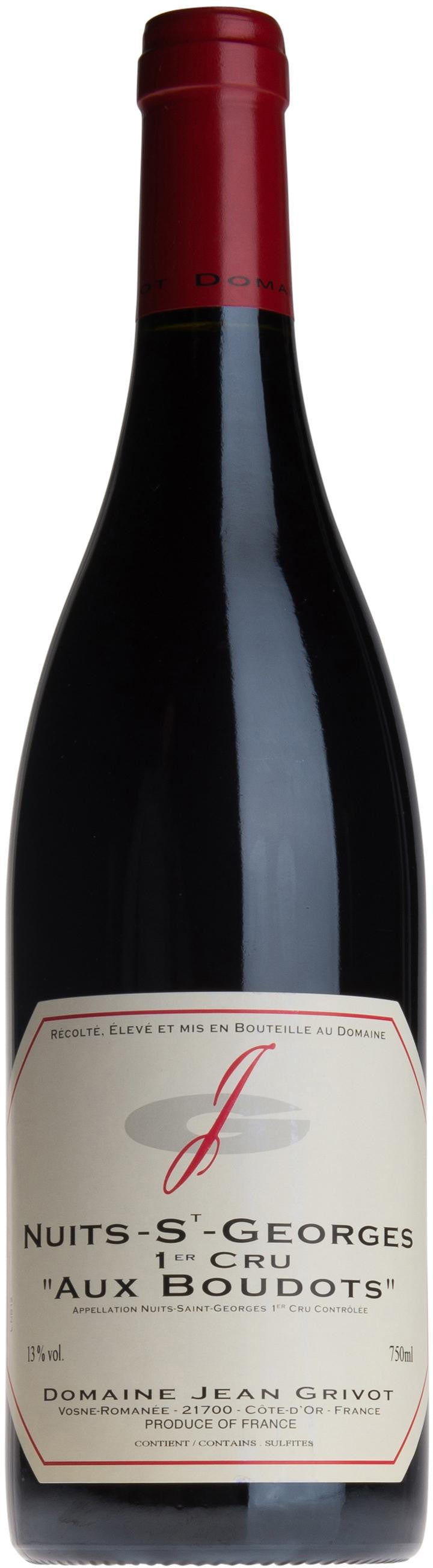 Domaine Jean Grivot Nuits-St-Georges Aux Boudots Premier Cru 2022  Front Bottle Shot