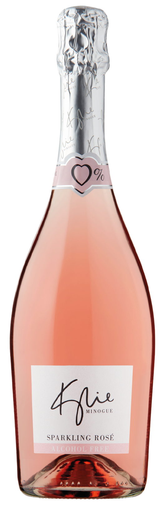 Kylie Minogue Alcohol Free Sparkling Rose (Non-Alcoholic)  Front Bottle Shot