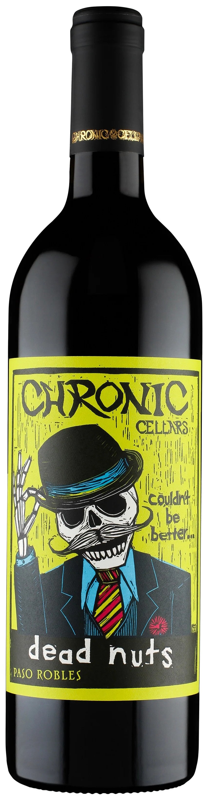 Chronic Cellars Dead Nuts Red Blend 2021  Front Bottle Shot