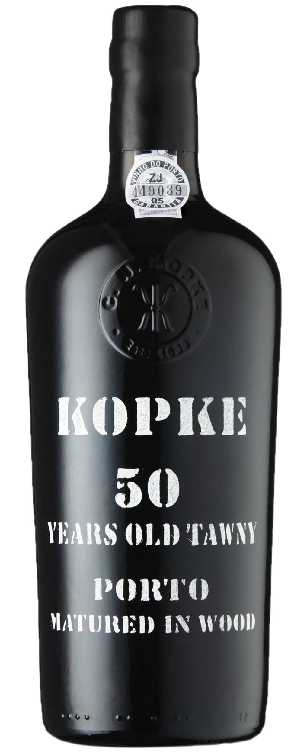 Kopke 50 Year Tawny Port  Front Bottle Shot