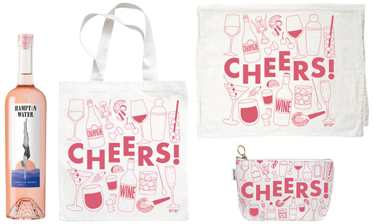 Hampton Water Rose & Maptotes Cheers! Gift Set