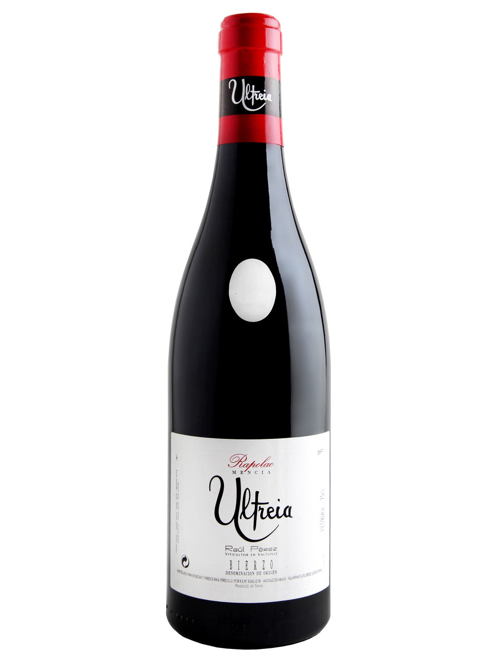 Bodegas Raul Perez Ultreia de Rapolao 2022  Front Bottle Shot