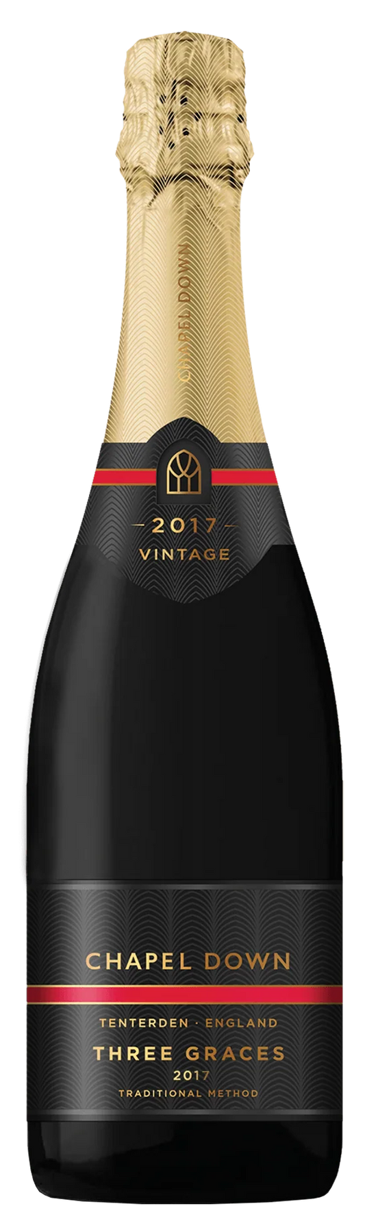 Chapel Down Three Graces 2017  Front Bottle Shot