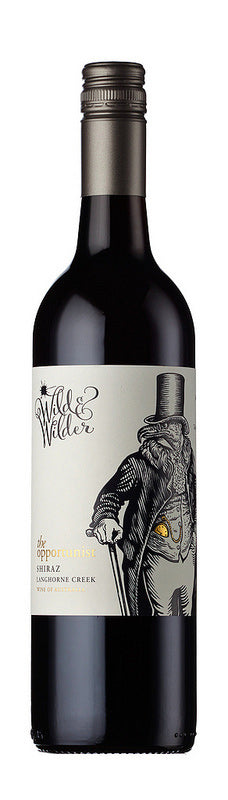 Wild & Wilder The Opportunist Shiraz 2021  Front Bottle Shot