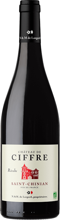 Lorgeril Chateau de Ciffre Saint-Chinian 2021  Front Bottle Shot