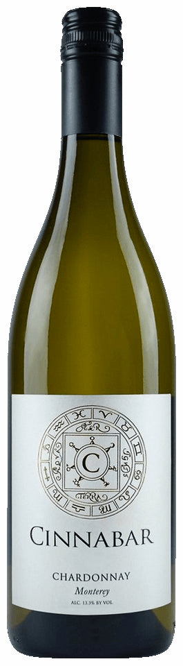 Cinnabar Monterey Chardonnay 2022  Front Bottle Shot