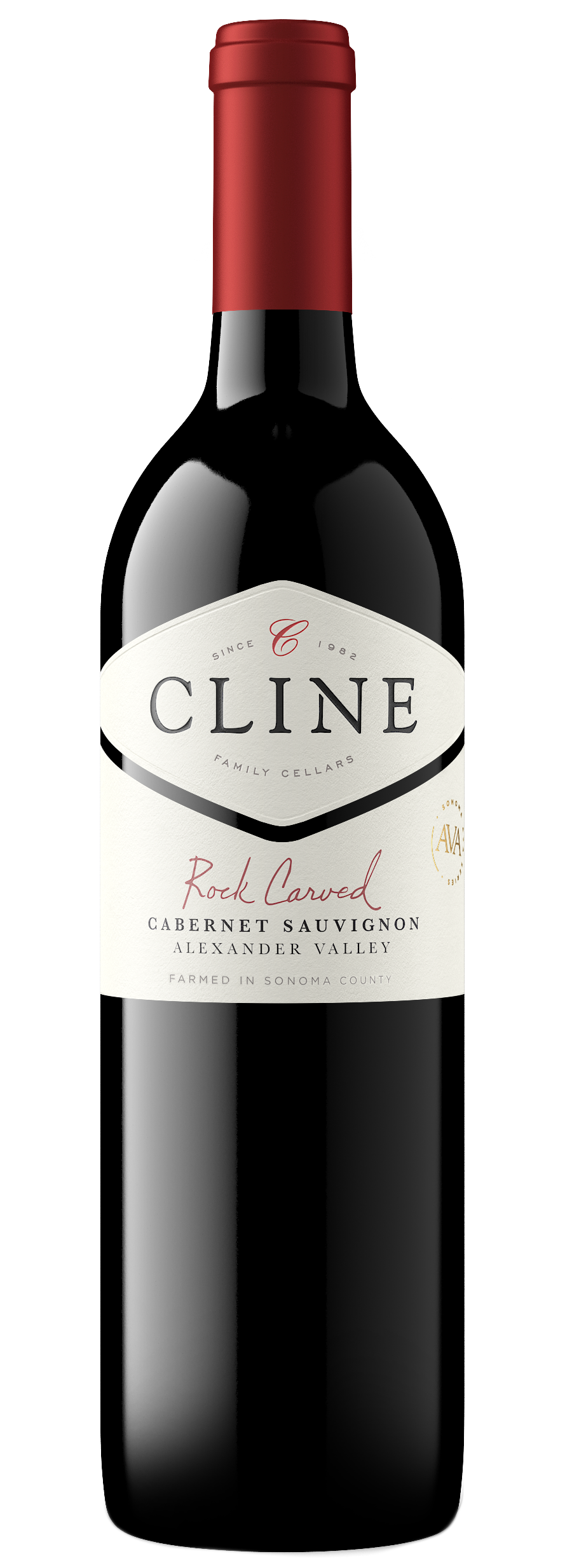 Cline Rock Carved Cabernet Sauvignon 2022  Front Bottle Shot
