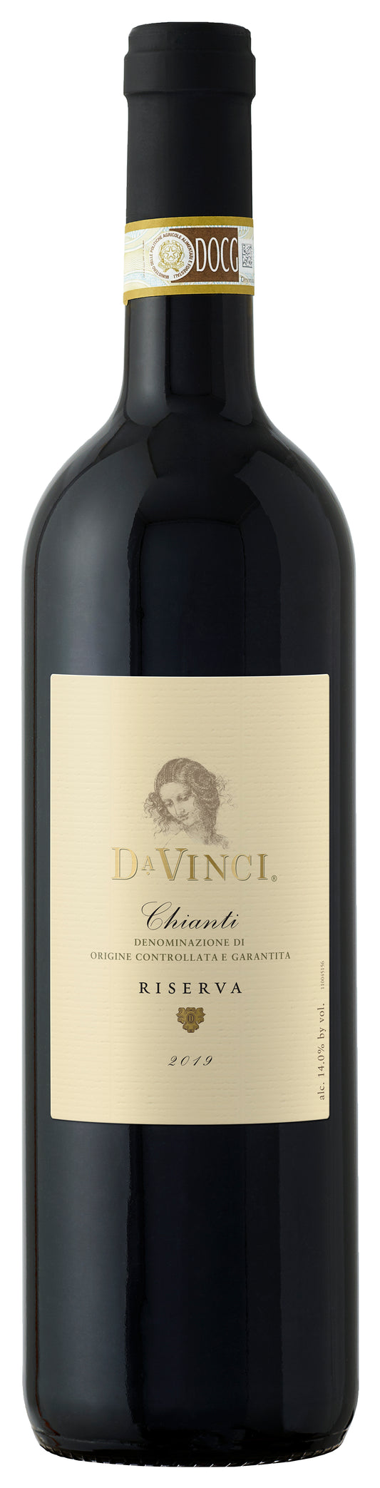 Da Vinci Chianti Riserva 2019  Front Bottle Shot