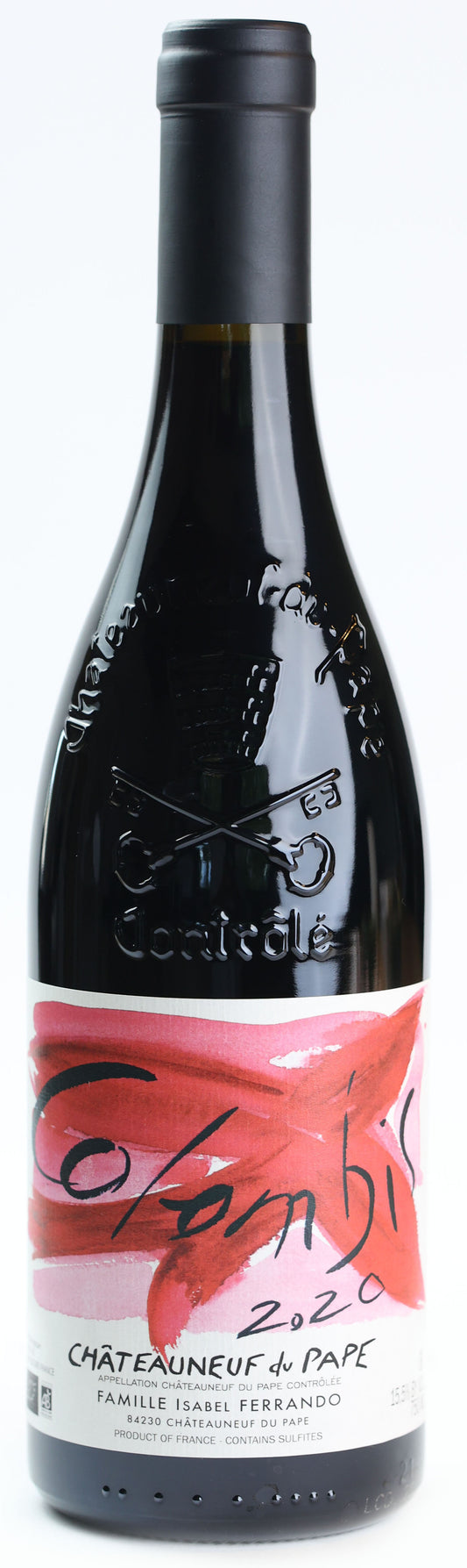 Domaine Saint Prefert Isabel Ferrando Chateauneuf-du-Pape Colombis 2020  Front Bottle Shot
