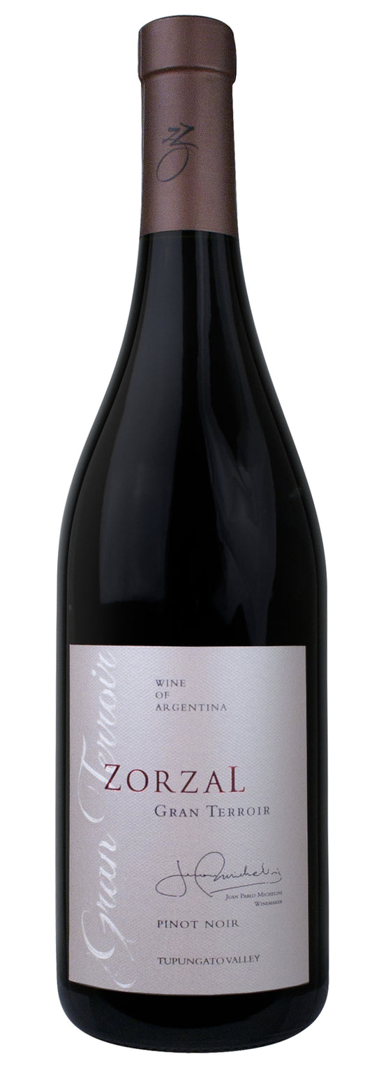 Zorzal Gran Terroir Pinot Noir 2020  Front Bottle Shot