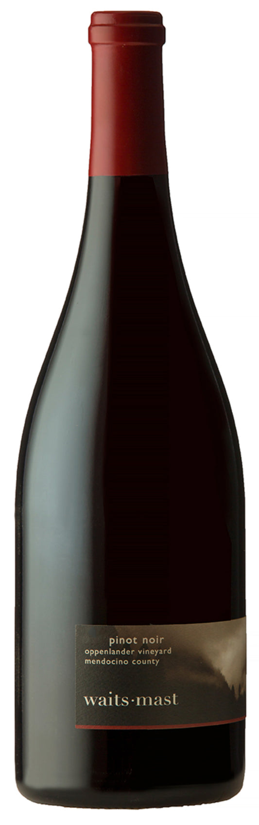 Waits-Mast Family Cellars Oppenlander Pinot Noir 2021  Front Bottle Shot