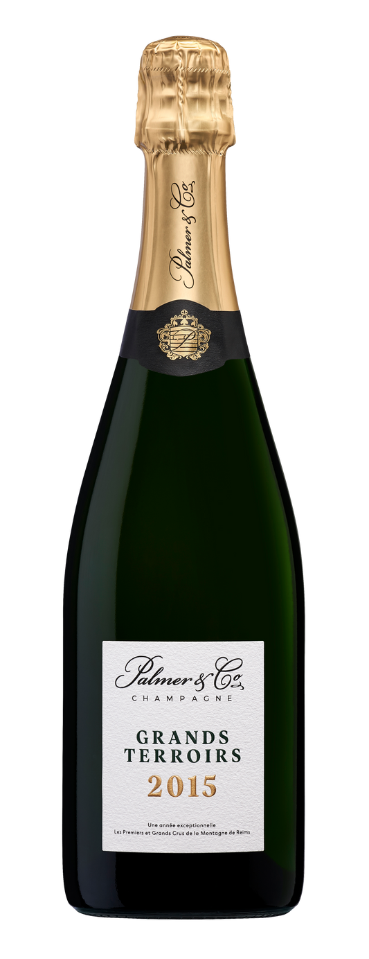 Champagne Palmer Grands Terroirs 2015  Front Bottle Shot