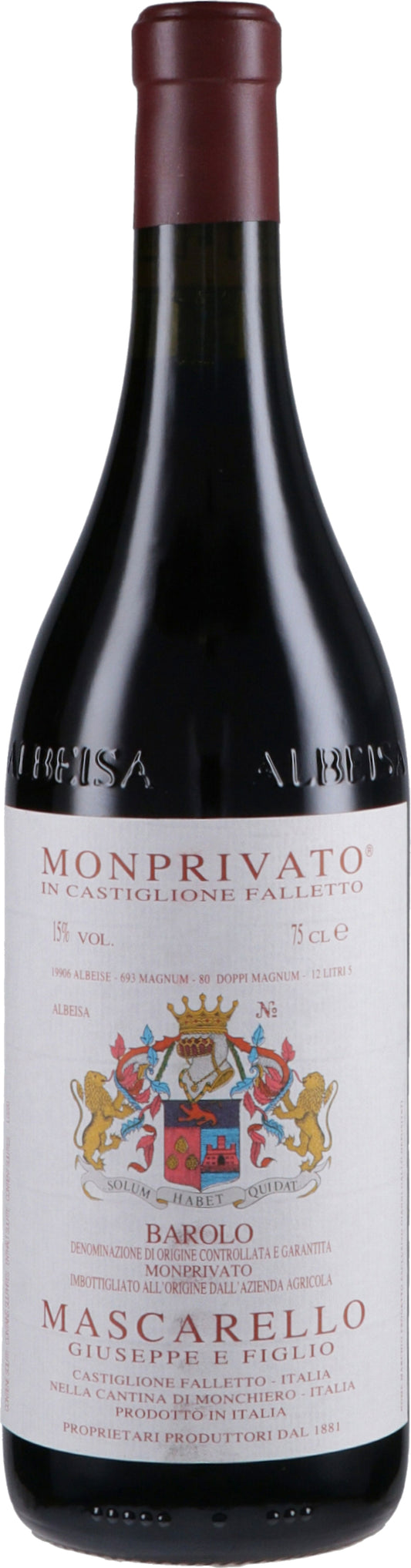 Giuseppe Mascarello Monprivato Barolo 2020  Front Bottle Shot