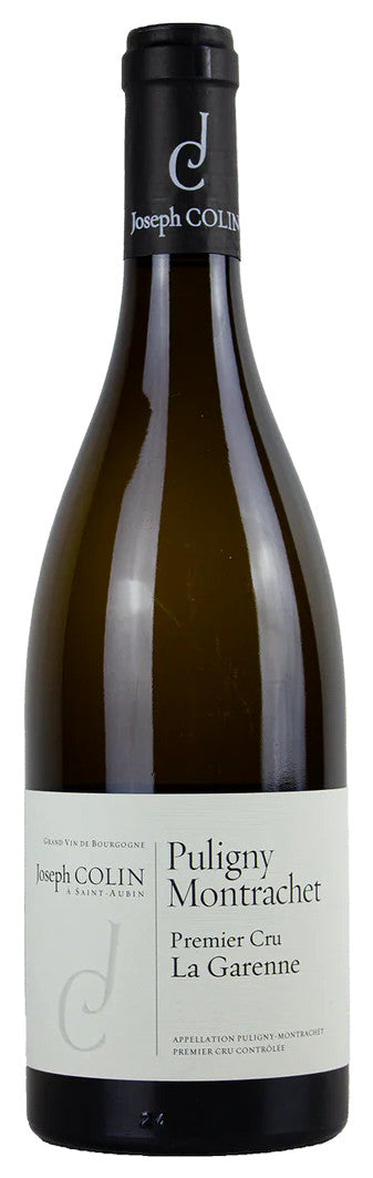 Joseph Colin Puligny Montrachet La Garenne Premier Cru 2020  Front Bottle Shot