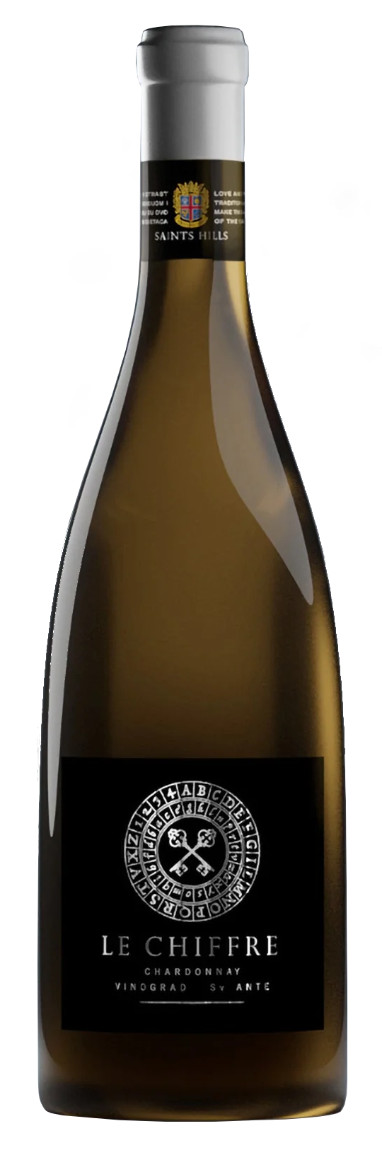Saints Hills Le Chiffre Chardonnay 2022  Front Bottle Shot